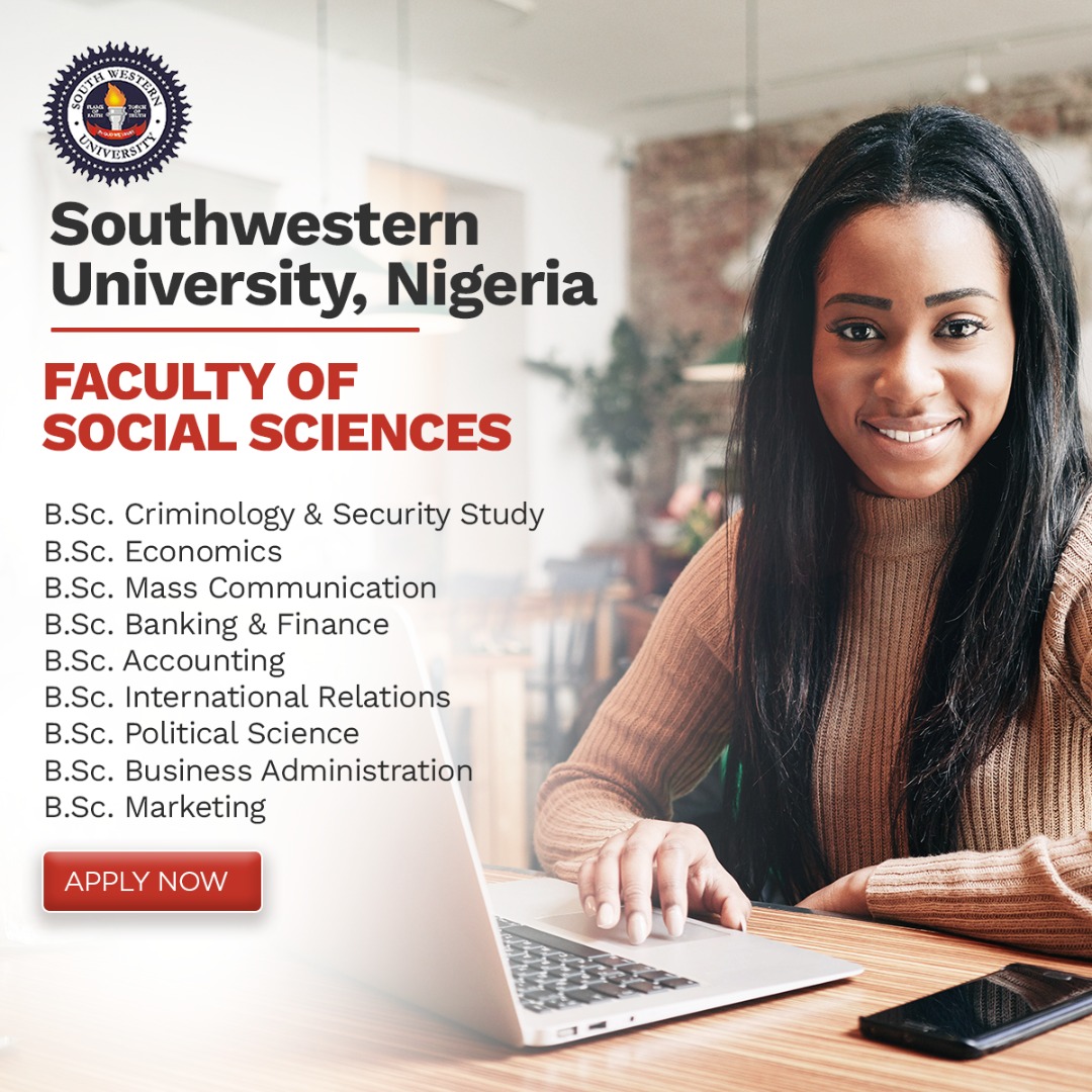 ADMISSION FOR THE 2021 22 SESSION AT THE SOUTHWESTERN UNIVERSITY